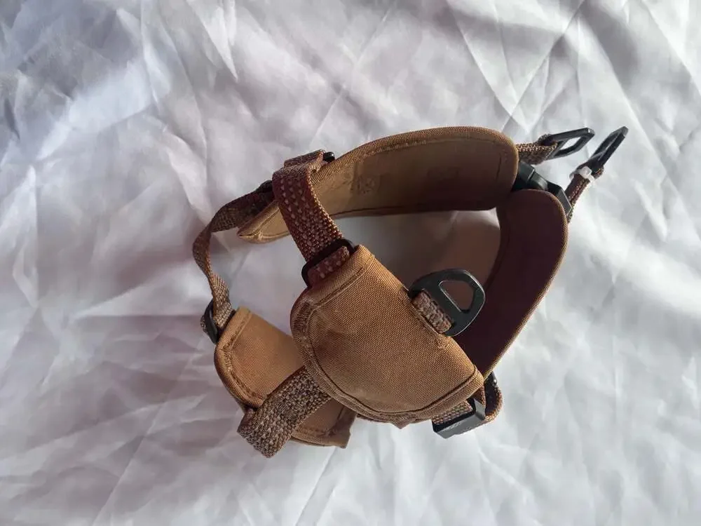 Carhartt Brown Dog Harness With Pouch